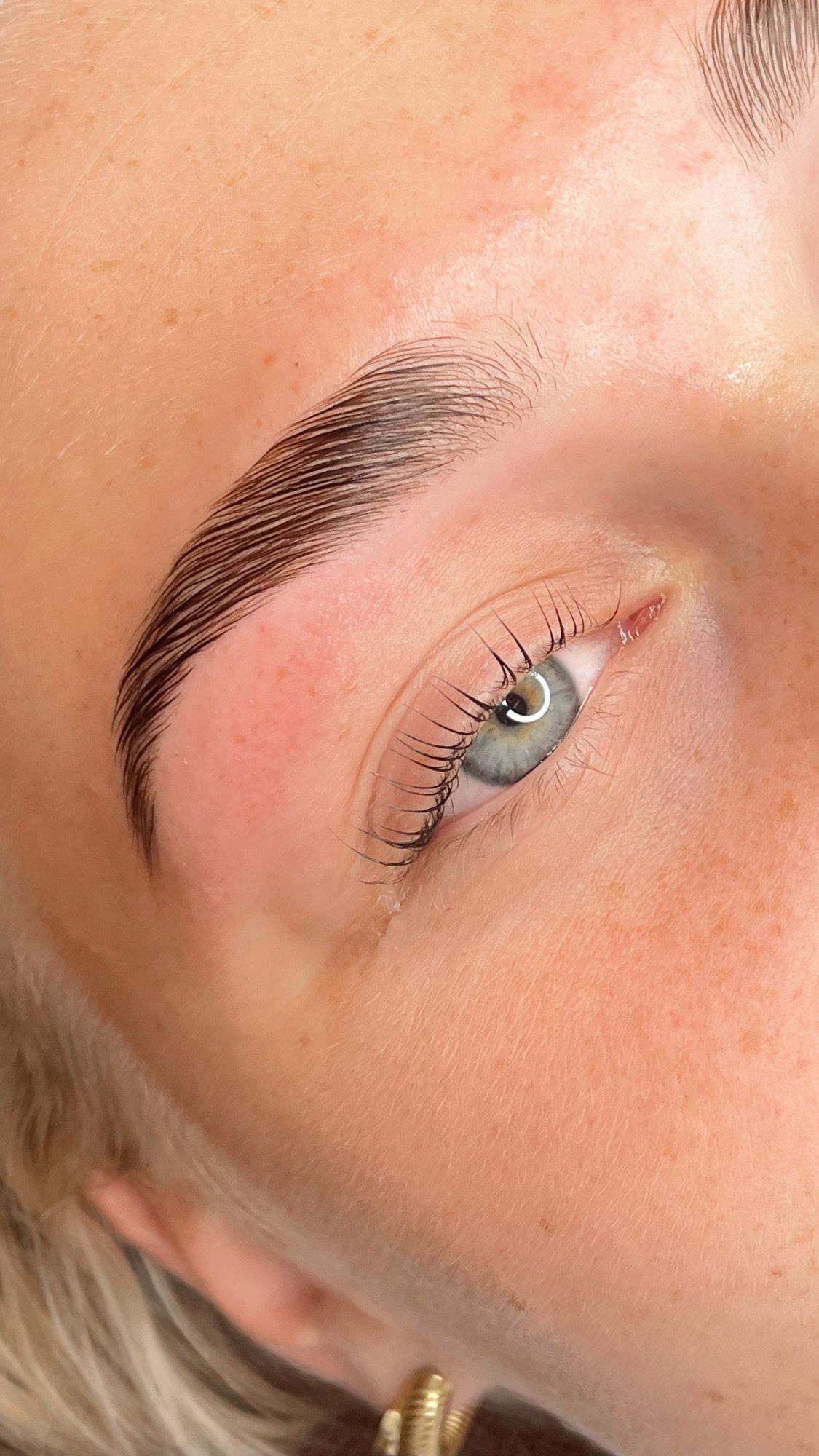 Brow lamination resultaat Beauté Atelier